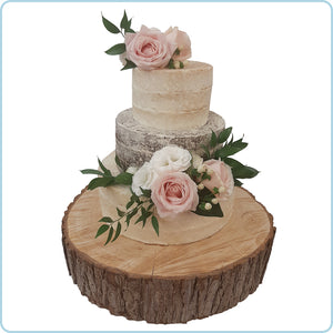 Semi Naked Wedding Cake