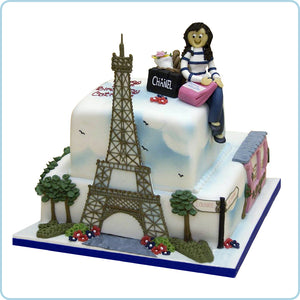 Shopping in Paris with Eiffel Tower - 2 tiers