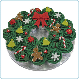 Cupcake wreath